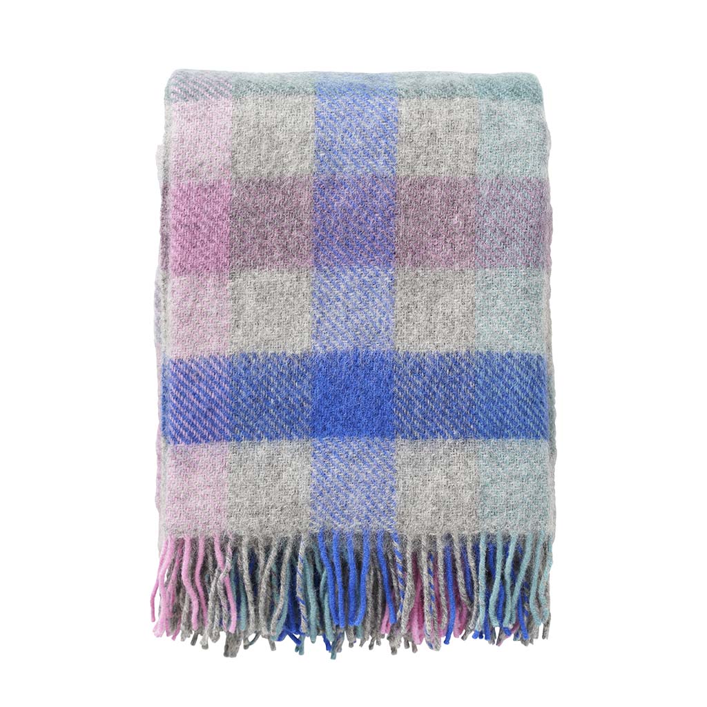 Klippan - Gotland multi pastel, woven wool throw