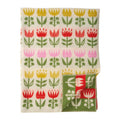 Klippan - Tulip multi, woven blanket, 100% lambswool oeko-tex