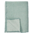 Klippan - Velvet duck egg blue, woven wool throw
