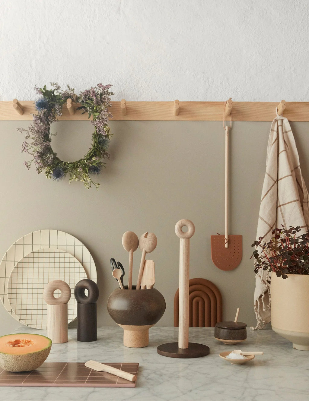 OYOY - Rainbow Trivet - Caramel