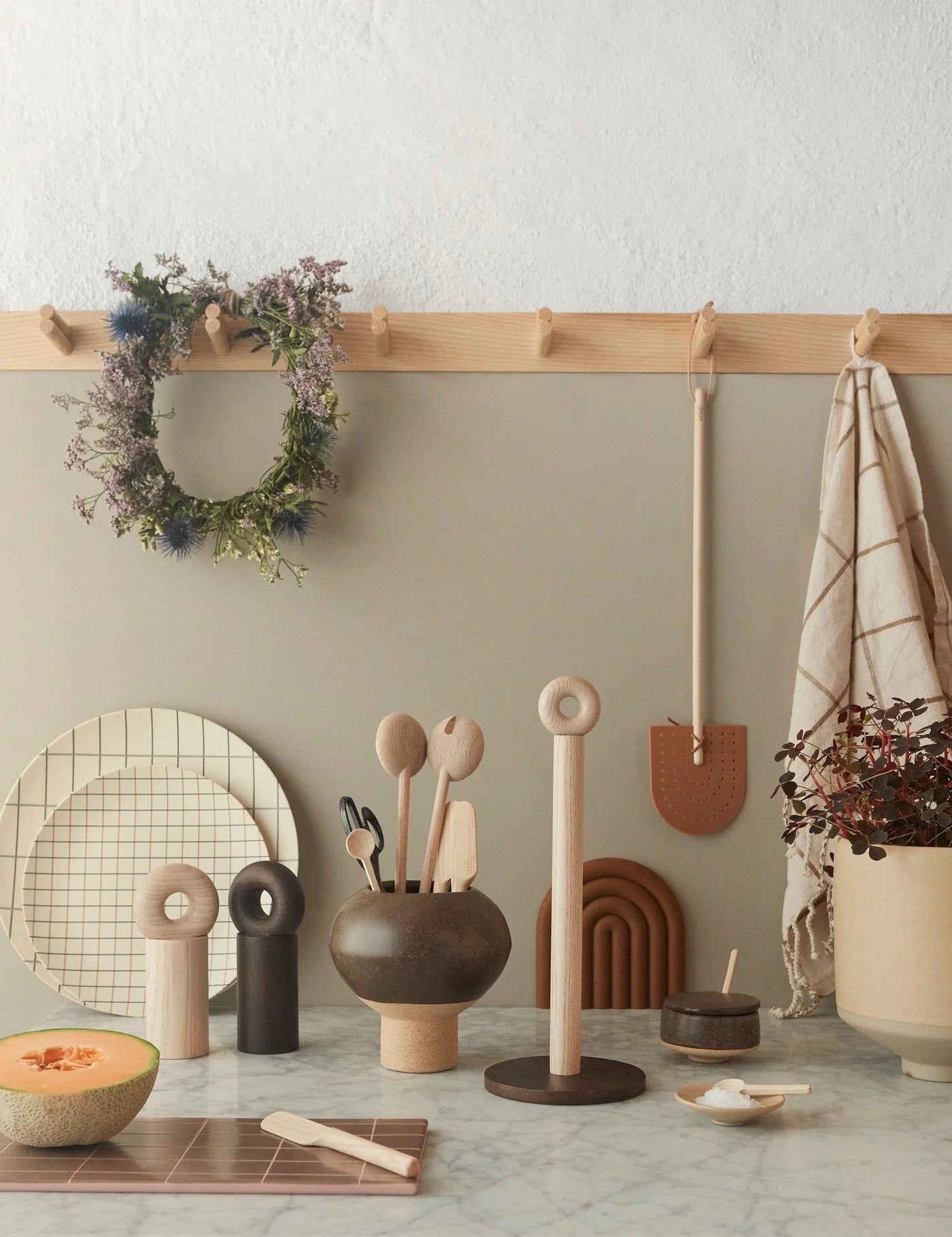 OYOY - Rainbow Trivet - Caramel