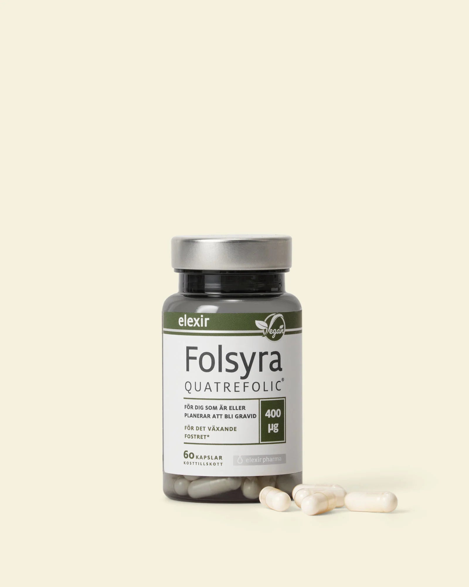 Elexir Pharma Folsyra 60 kapslar