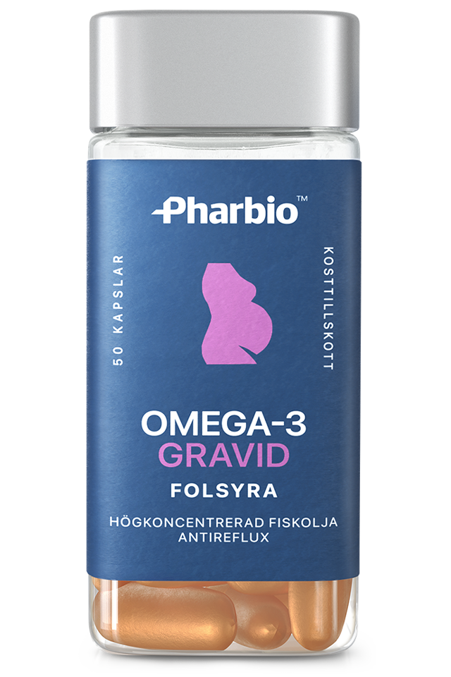 Pharbio Omega-3 Gravid 50 kapslar