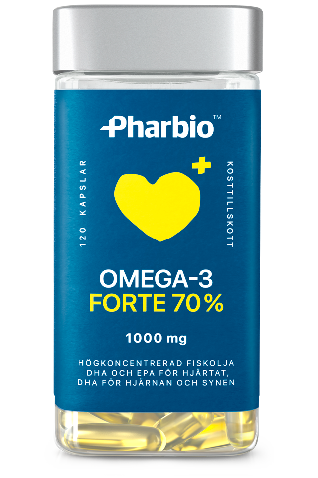 Pharbio Omega-3 Forte 120 kapslar