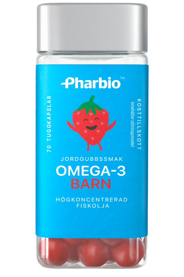 Pharbio Omega-3 Barn 70 kapslar