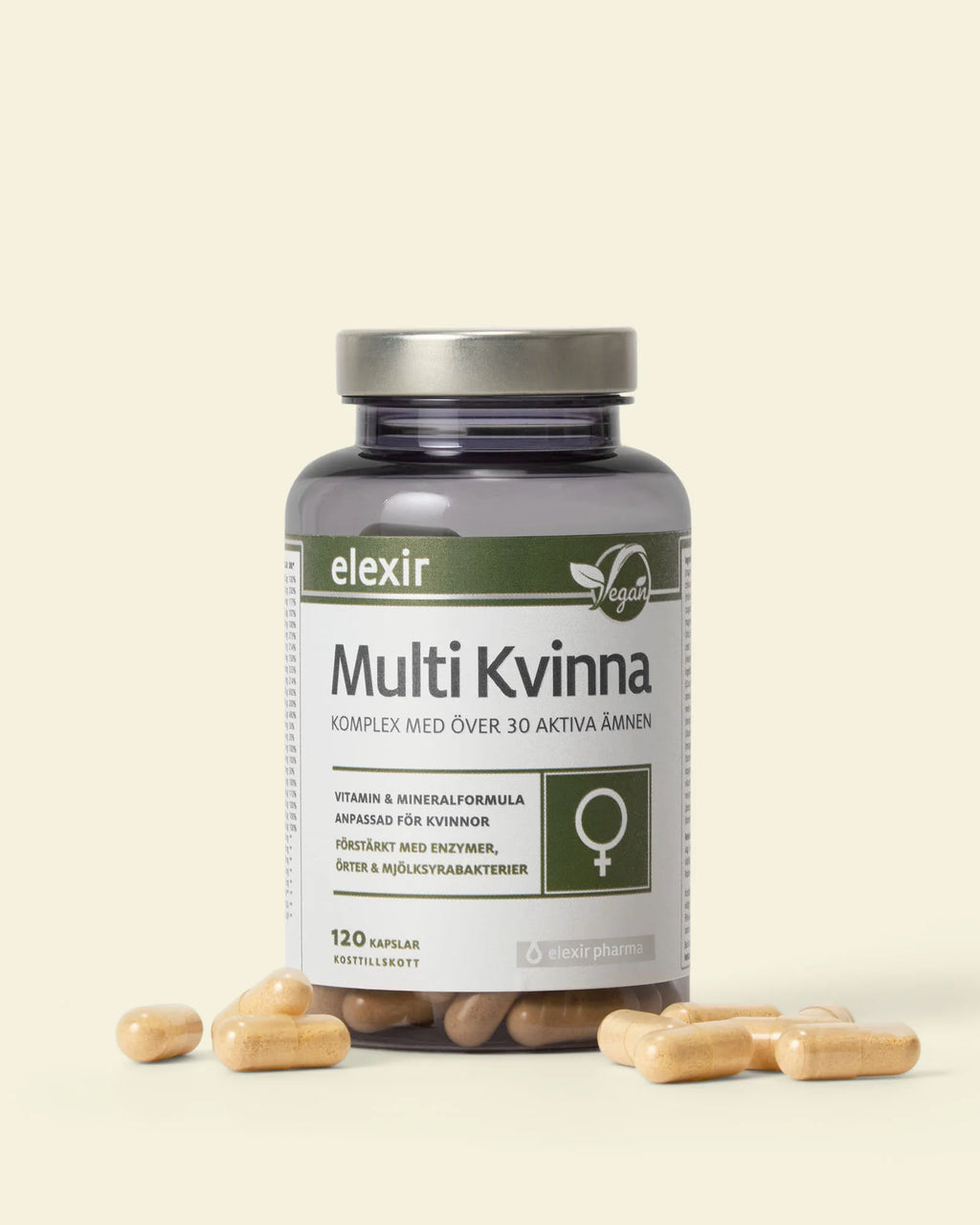 Elexir Multi kvinna 120 Caps. Veg.
