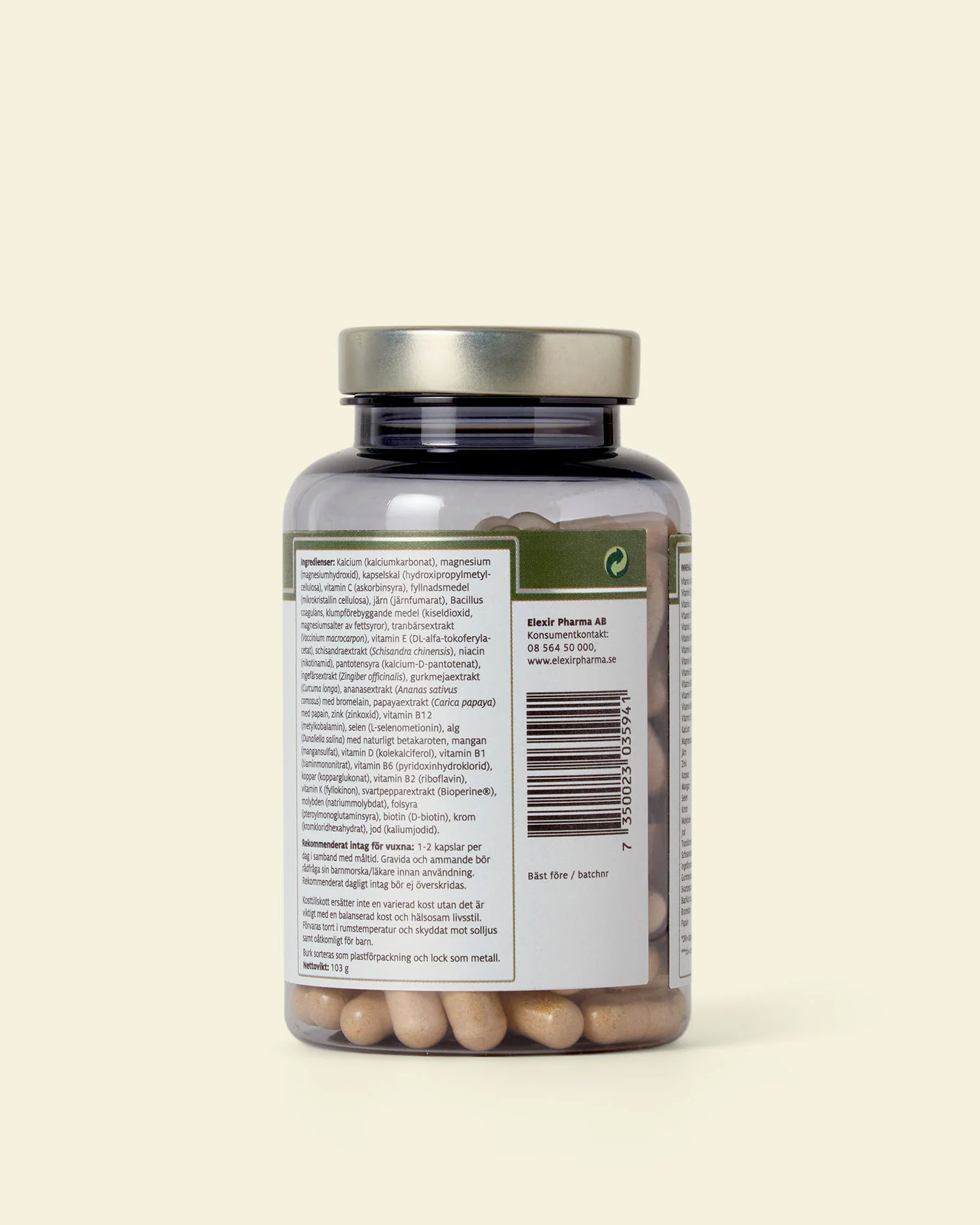 Elexir Multi kvinna 120 Caps. Veg.