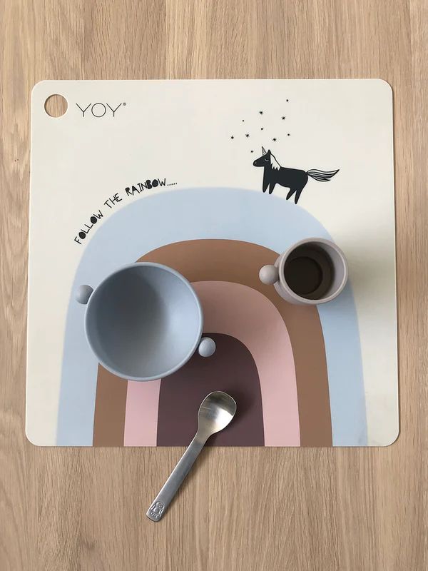 OYOY -  rainbow trivet rose