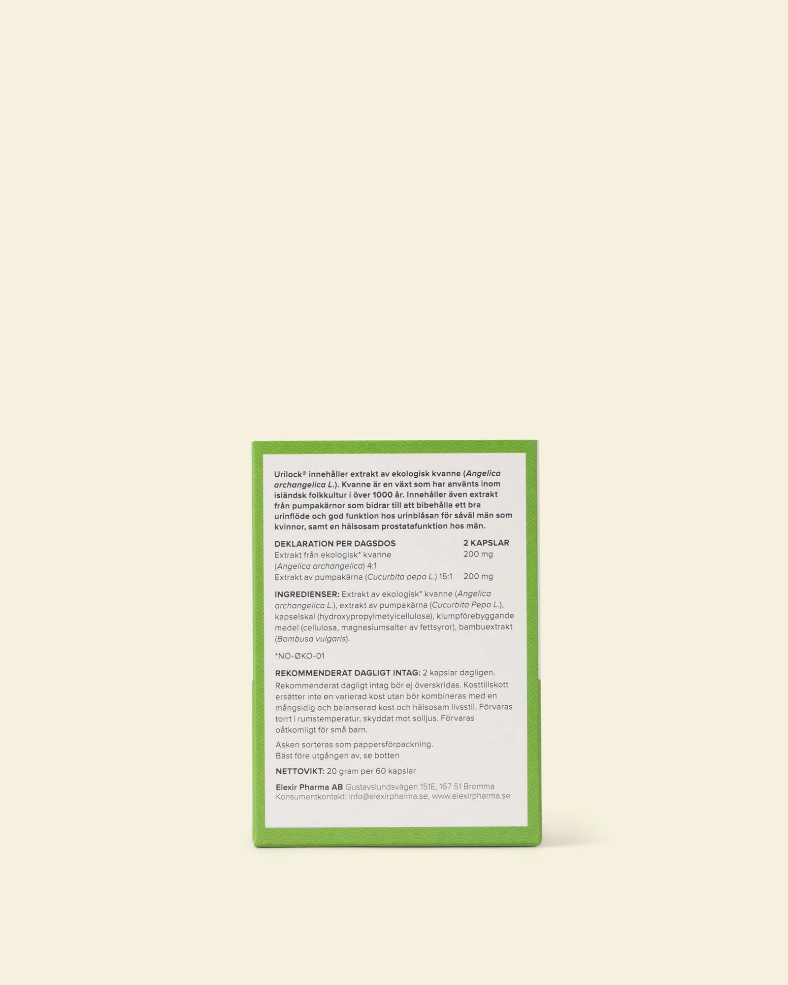 Elexir Urilock Plus 60 kapslar