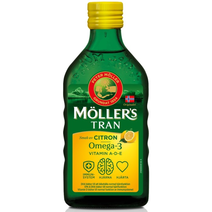 Möllers Tran Torskleverolja 250 ml
